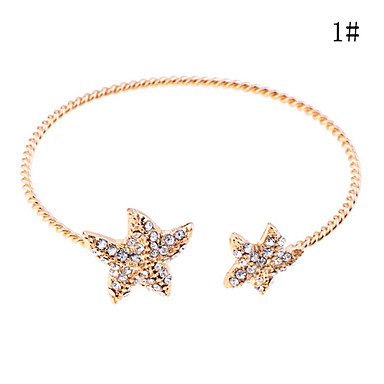 Lureme Starfish кристаллами браслет