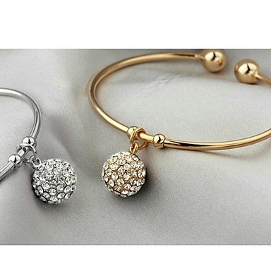 Unique18K Роуз Позолоченные Crystal Ba подвеска браслет