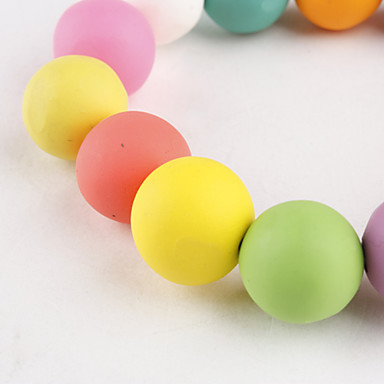 Мягкие красочные керамические бусины браслета