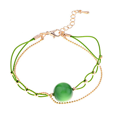 Lureme Handke Opal шнур браслет (случайный цвет)