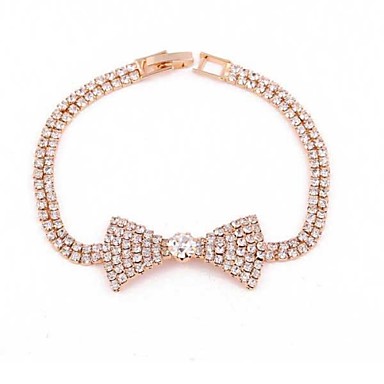 Мода 2014 Новый для женщин Платиновый Алмазный Rhinestone с хвостом Браслеты Butterfly
