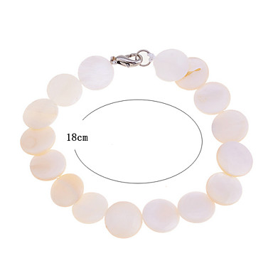 Lureme Сплав Cowry диск, подключенный браслет (разных цветов)