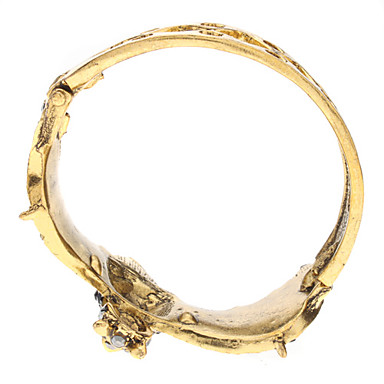 Bat металла Antique Gold Black Diand браслет