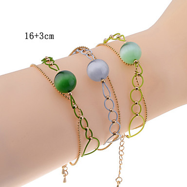 Lureme Handke Opal шнур браслет (случайный цвет)