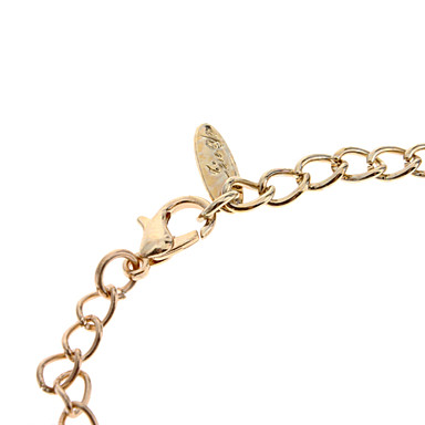 (1 шт) Мода Женские золотые браслет Rhinestone