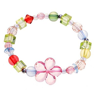 Кристаллы Lureme Coloful бусы эластичный браслет
