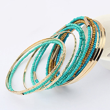 Акриловые бисера Многослойные браслет