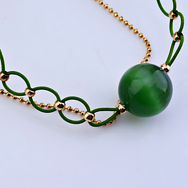 Lureme Handke Opal шнур браслет (случайный цвет)