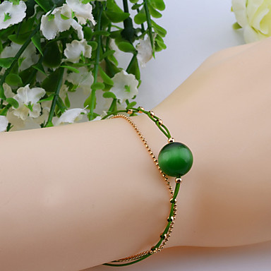 Lureme Handke Opal шнур браслет (случайный цвет)
