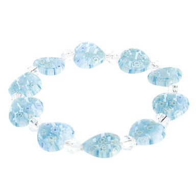 Персик Печать Цветные глазурью браслет