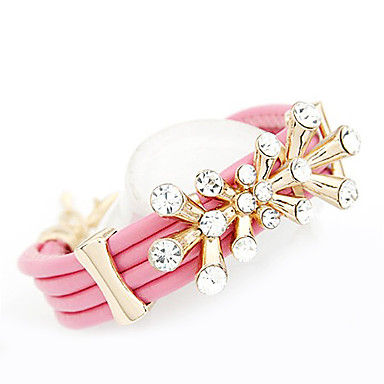 Bauhinia кожаный браслет многослойных