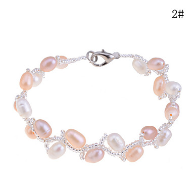 Lureme Pearl отделения Тканые браслет (разных цветов)