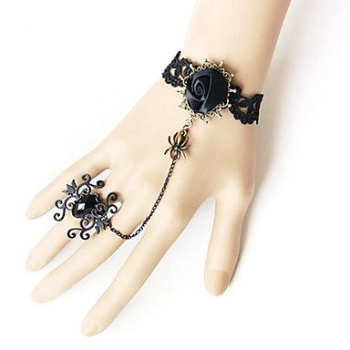 Паук Black Lace античная медь браслет
