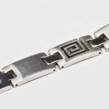 Titanium человека стали Лепнина Браслет-цепочка