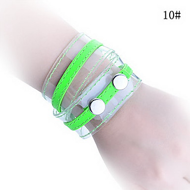 Прозрачный ремень Candy Цвет браслета (разных цветов)