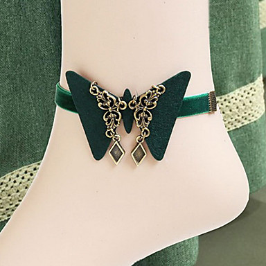 Vintage Butterfly ножной браслет