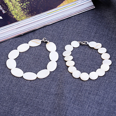 Lureme Сплав Cowry диск, подключенный браслет (разных цветов)