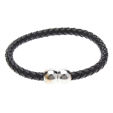 Грубая кожа Rope Тканые браслет