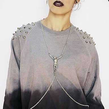 Панк Креста индивидуальный характер и экспресс кисточкой BodyChain