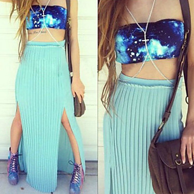 Бикини Креста индивидуальный характер и сексуальный BodyChain кисточкой