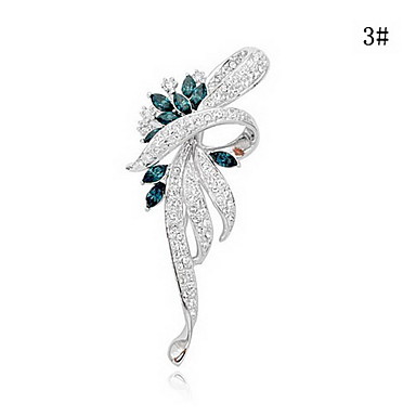 Austrilia Кристалл Цветочный узор Броши (разных цветов)