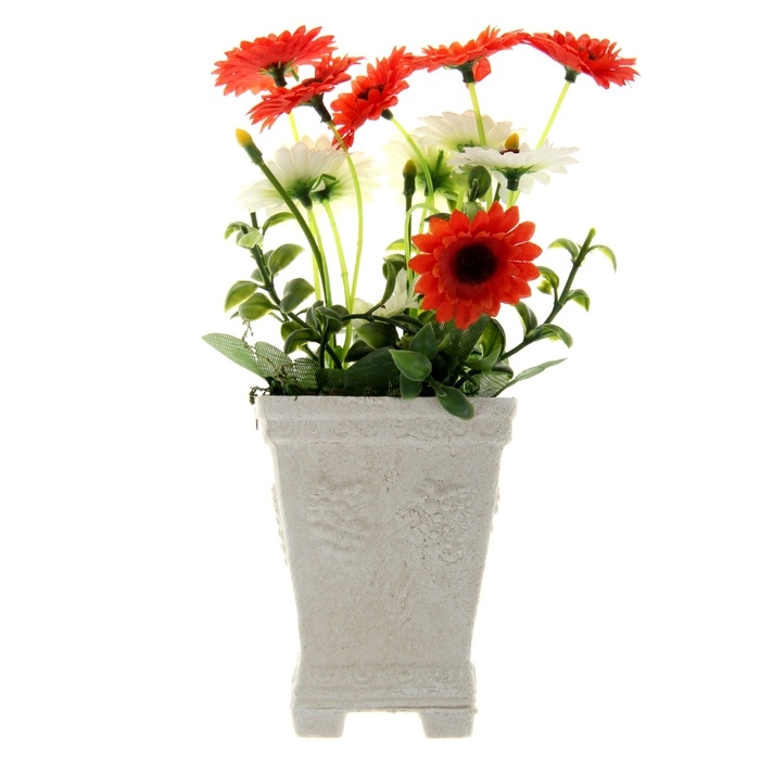 Композиция в горшочке классика 30*15 см герберы