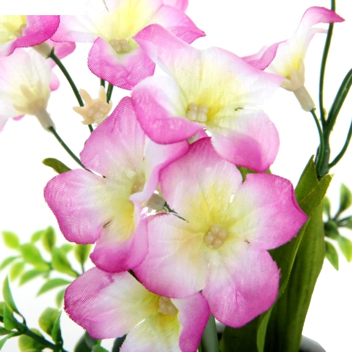 Композиция в глянцевом горшке Люпин