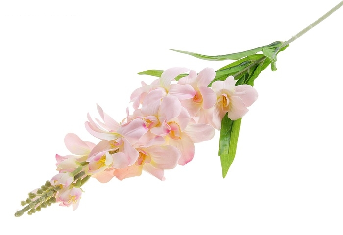 Цветы искусств 90 см дельфиниум королевский розовый