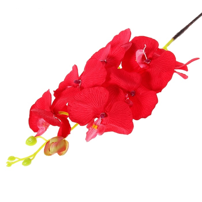 Цветы искуств орхидея фаленопсис 100 см красный