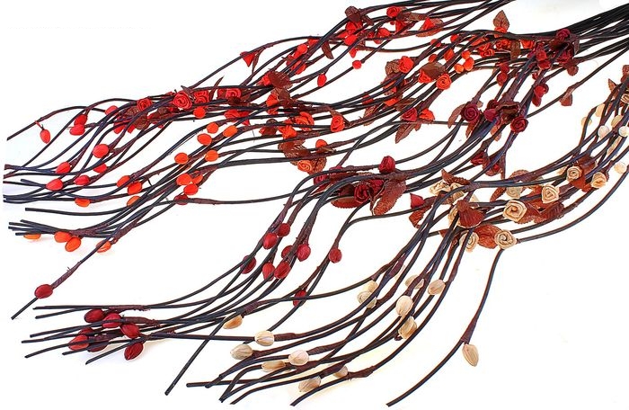 Декоративная ветка лоза Роза, цена за штуку