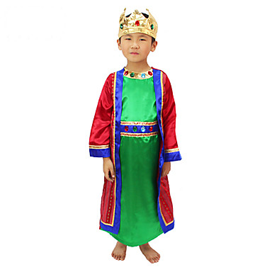 Little King Red & Green полиэстер Детский костюм Кристмас