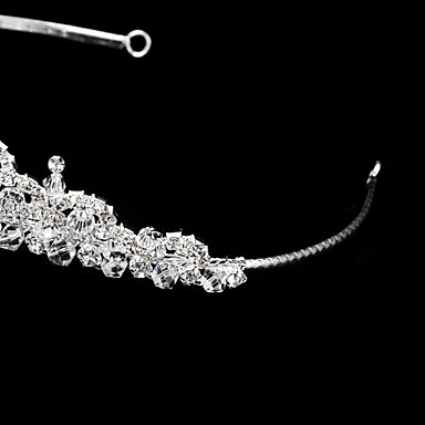 Классический прозрачный Кристалл Rhinestone тиары для женщин (1 шт)