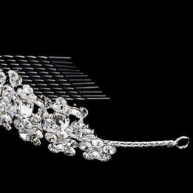 Европейский Прозрачный Кристалл Rhinestone тиары для женщин (1 шт)