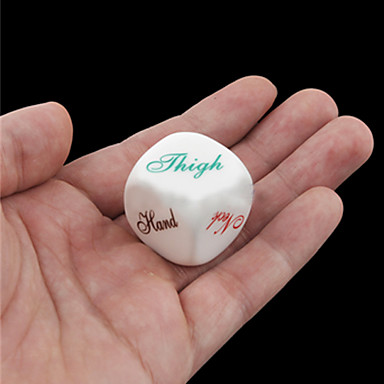 Светящийся красный и синий Dice свет (белый)
