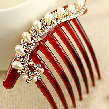 Classic Silver Rhinestone волос расчески для женщин