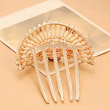 Vintage многоцветный Rhinestone волос расчески для женщин (синий, фиолетовый и более)