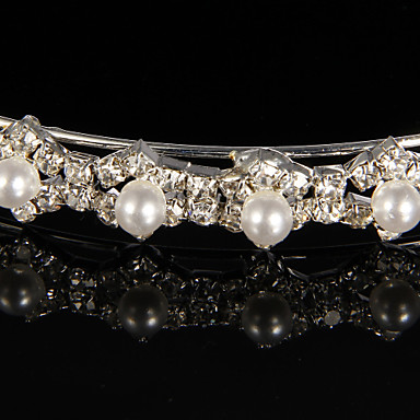 Мода Посеребренная ободки Rhinestone для женщин