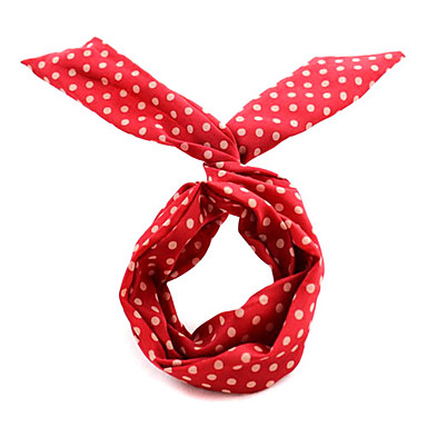 Цветочные / Полоса / Волны ткани уха кролика оголовьем Hairband
