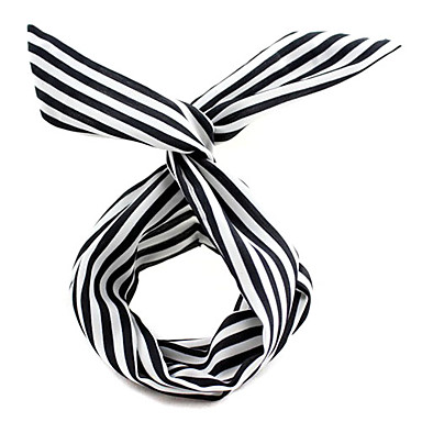Цветочные / Полоса / Волны ткани уха кролика оголовьем Hairband