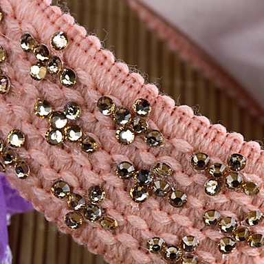 Сладкие цветы / крестообразный Rhinestone Синий Ткань повязки для женщин (больше цветов,) (1 шт)