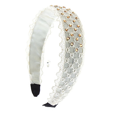 Мода Светло-розовый / бежевый Кристалл ободки для женщин