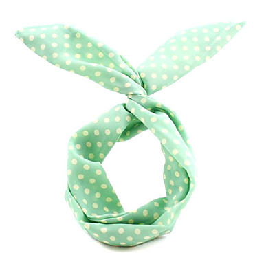 Цветочные / Полоса / Волны ткани уха кролика оголовьем Hairband