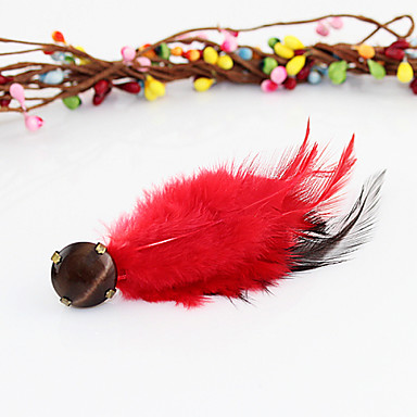 Ретро Red Feather ободки