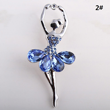 Сплав Кристалл Pattern Dancer Броши (разных цветов)