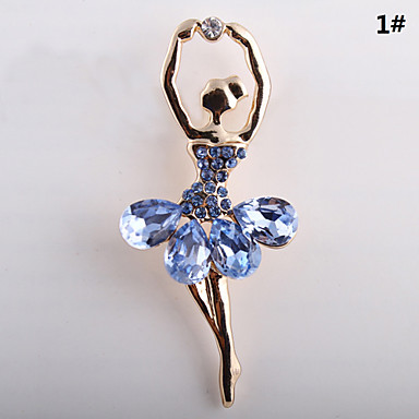 Сплав Кристалл Pattern Dancer Броши (разных цветов)