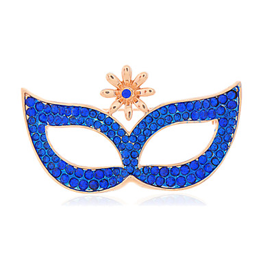 Кристалл высокого качества Маска брошь
