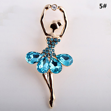 Сплав Кристалл Pattern Dancer Броши (разных цветов)