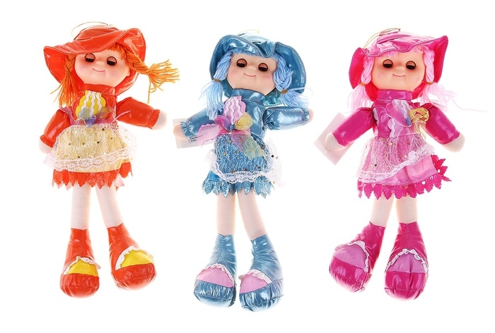 Мягкая игрушка Кукла-леди, цвета МИКС