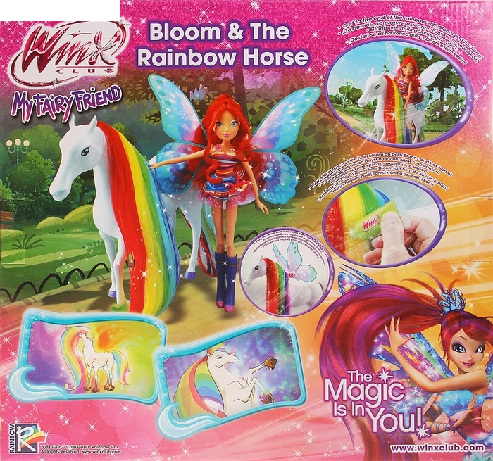 Игровой набор Winx Club Блум и лошадка Рейнбоу