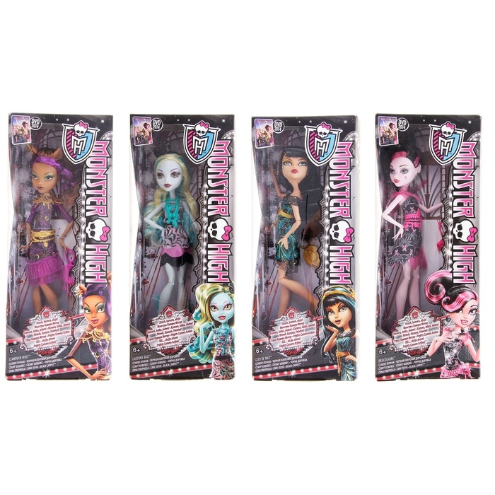 Кукла Monster High На черной дорожке Серия Монстры! Камера! Мотор! МИКС